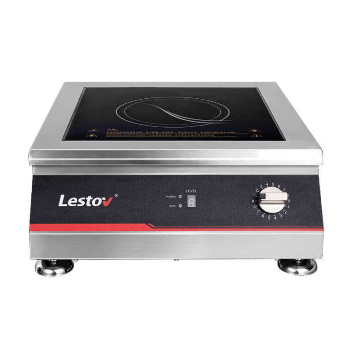 Middle Flattop Commercial Countertop Induction Cooktop