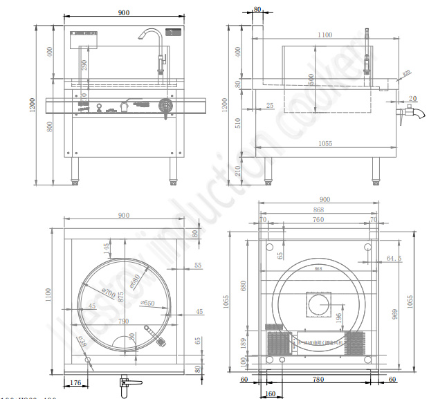 87L Restaurant Induction Soup Cooker LT-P420-E108 