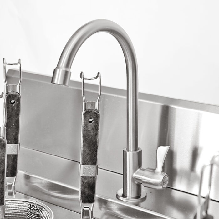 The Water Drain of Large 9-Holes-Commercial-Pasta-Cooker