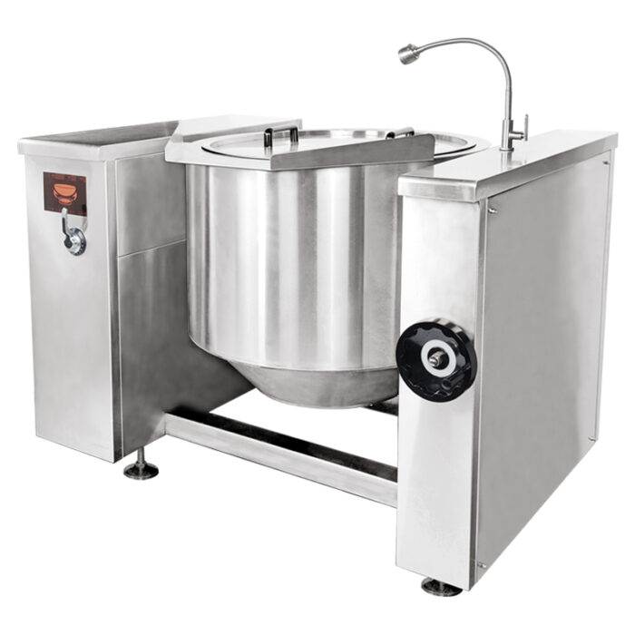 Automatic Tilting Catering Large Induction Soup Boiler Cooker