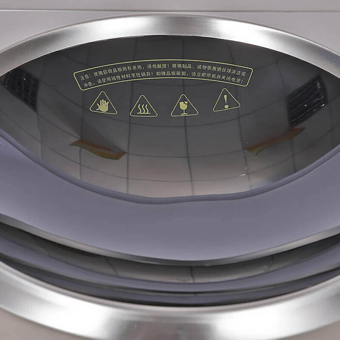 The Cermaic Wok for Portable Commercial Induction Cooktop