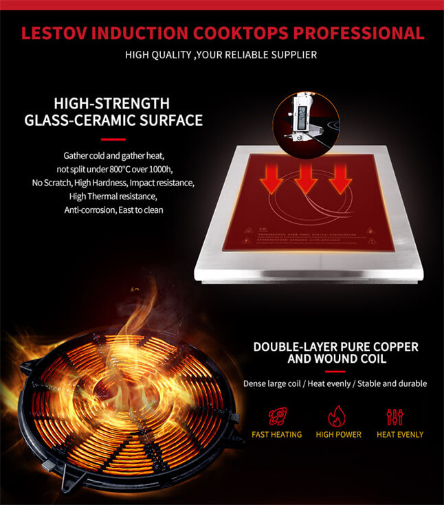 3500W Professional portable induction infrared cooktop commercial