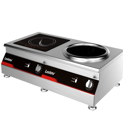 Commercial Double Induction Wok Burner Cooking Equipment