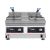 Double-cylinder Commercial Induction Fryer