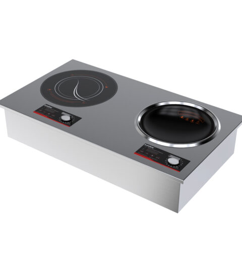 Double Drop-in Induction Cooker For Commercial Restaurant