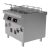 dual tank four basket induction fryer