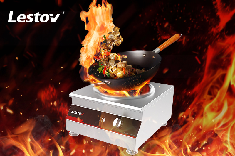 The Small Desktop Frying Stove Has No Open Flame But Directly Releases Stronger Heat Energy Than The Open Flame.