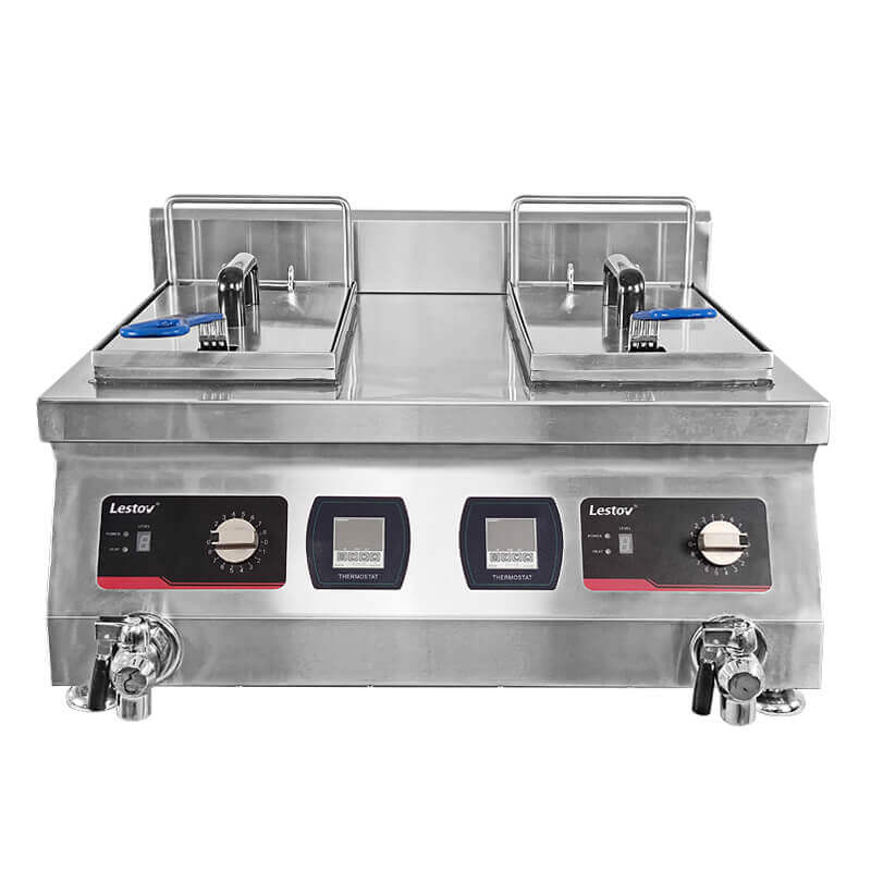 Double Tank Restaurant Induction Frying Machines Price