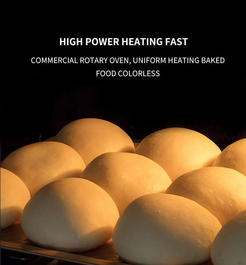 Commercial Rotary Oven For Bread Bakery Hot Air Baking Oven