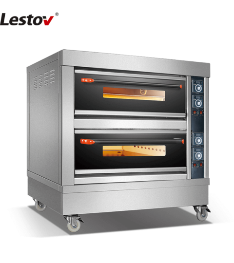Commercial Double-Decks Electric Roaster Pizza Oven