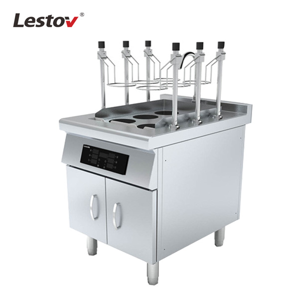 Freestanding Commercial Automatic Spaghetti 6 Induction Pots