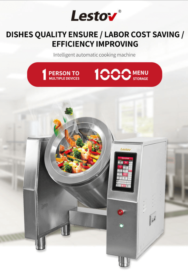 Automatic Cooker Commercial Intelligent Frying Pan Automatic Feeding C –  CokMaster