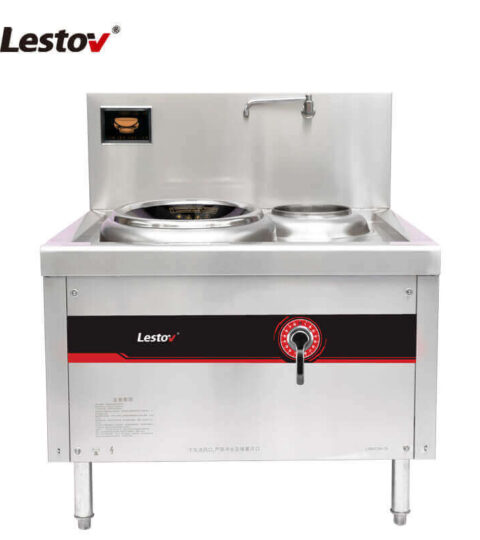 Restaurant Chinese Induction Wok Range With Soup Warmer LT-X400