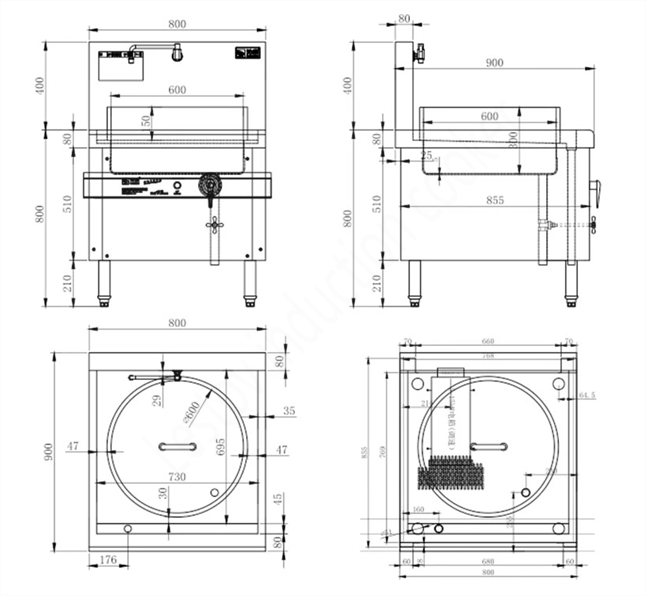 87L Restaurant Induction Soup Cooker LT-P420-E108 