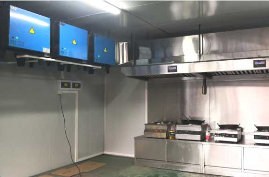 The application of the Lestov commercial kitchen electrostatic air cleaner