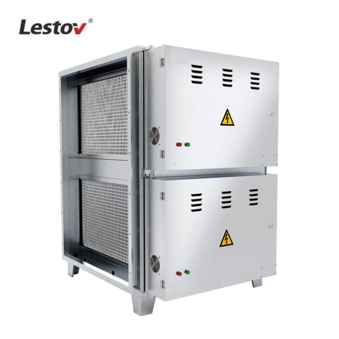double commercial kitchen electrostatic precipitator