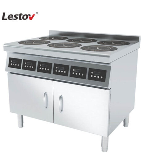 Commercial 6 Burner Induction Stove With Timers LT-B300VI-D135/105