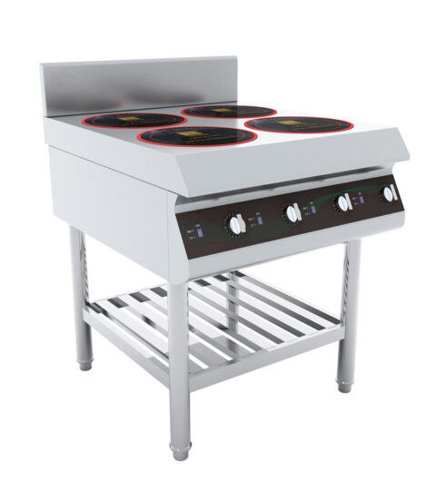 Upright 4 Zones Commercial Induction Cooker With Stand LT-B300IV