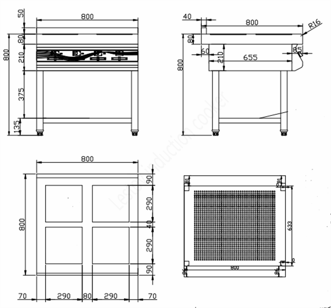 4 zone commercial induction cooker with stand LT-B300IV-pdf