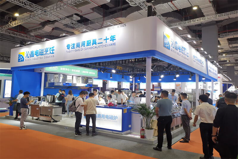 Reviews the lestov commercial induction cooker manufacturer at 2023 Shanghai HOTELEX exhibition