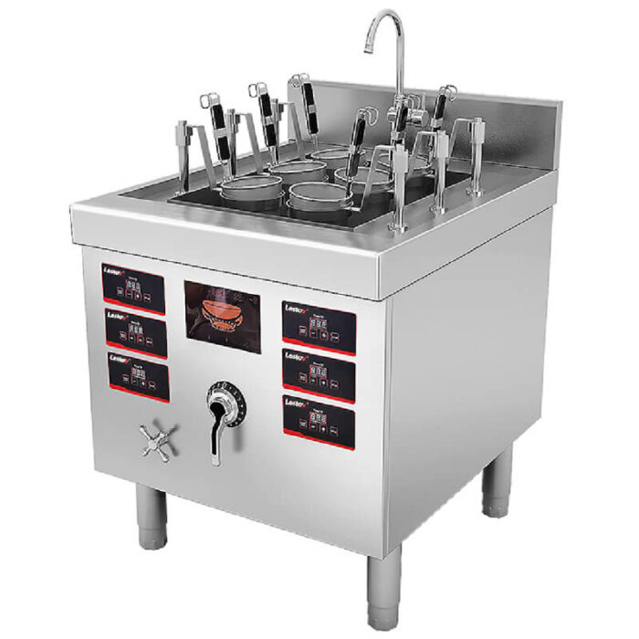 6 holes automatic lifting ramen cooking machines