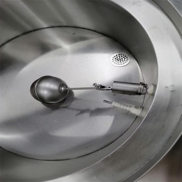 the water level alarm of Lestov commercial induction food steamer