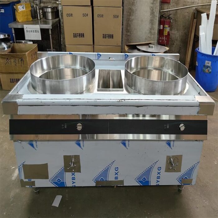 Double Burners Commercial Induction Dim Sum Bun Steamer LT-QXLII-E118