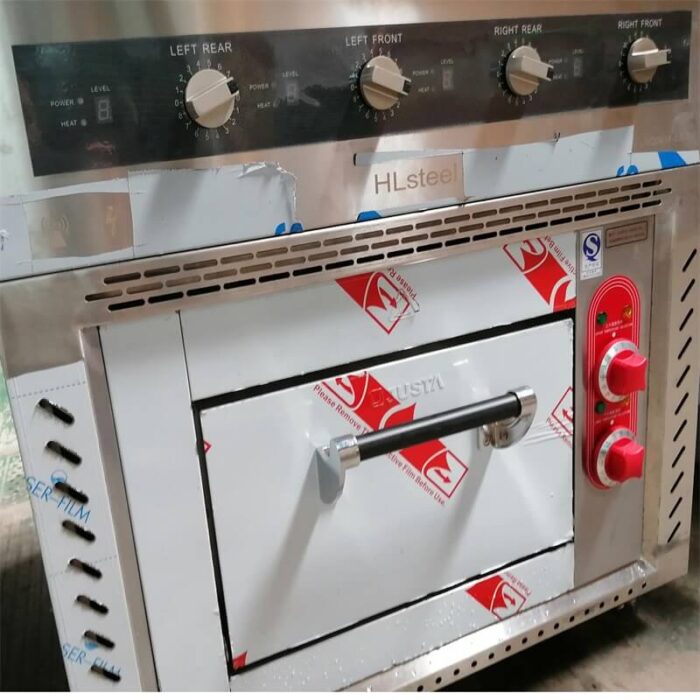 Freestanding 4 Burners Commercial Induction Cooktop with Oven LT-B300IV+JL 3