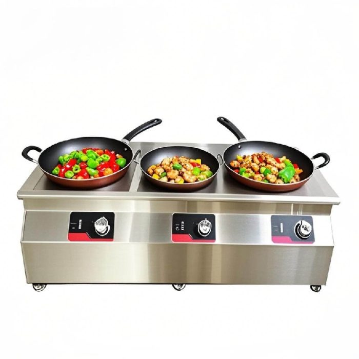 3 Burners Countertop Commercial Induction Cooktop for Restaurant Kitchen LT-TAMIII-E105-2