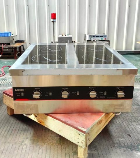 Lestov Tabletop 4 Burner Commercial Induction Cooktop (1)